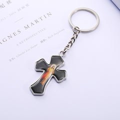 Charms Jesus Cross Keychain