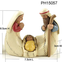 Holy Family Nativity Figurine