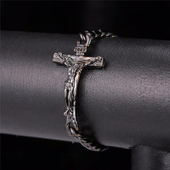 Crucifix Jesus Piece Bracelet