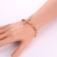 Crucifix Jesus Piece Bracelet