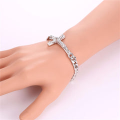 Crucifix Jesus Piece Bracelet