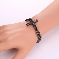 Crucifix Jesus Piece Bracelet